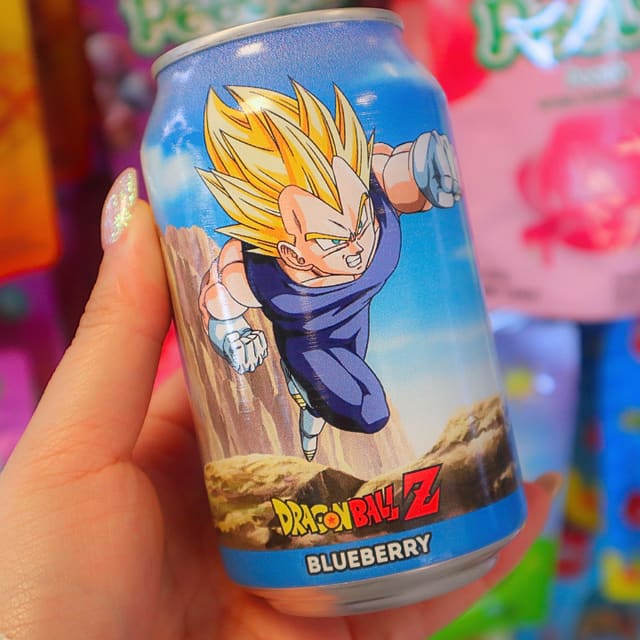 Dragon Ball Z Soda Vegeta Blueberry Flavour 330ml (KAWAJI)