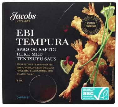 Ebi Tempura Reke 180g Jacobs Utvalgte