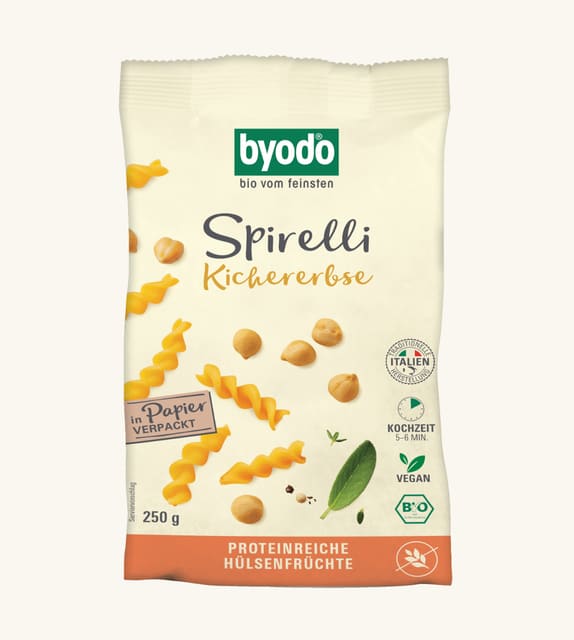 Fusillikikerter, 250 g, økologisk, Byodo