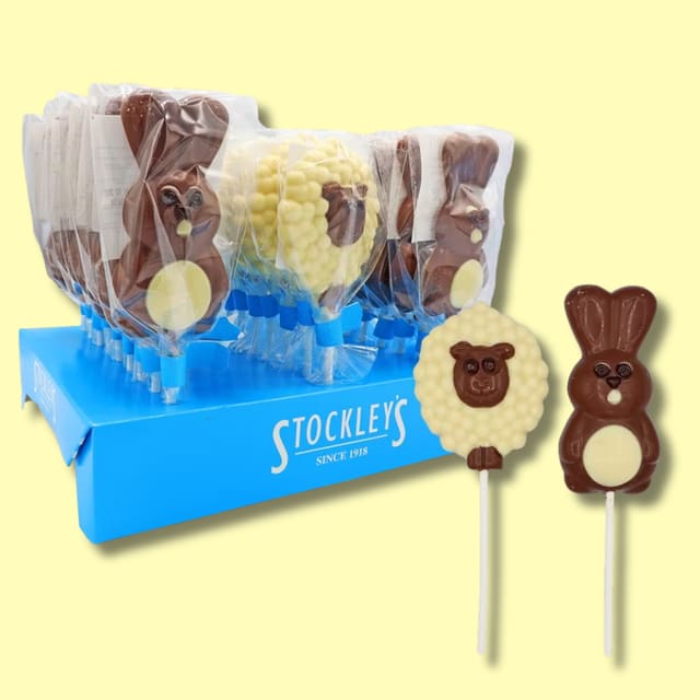 Easter Milk Chocolate Lollipops 30g (Stockley's)