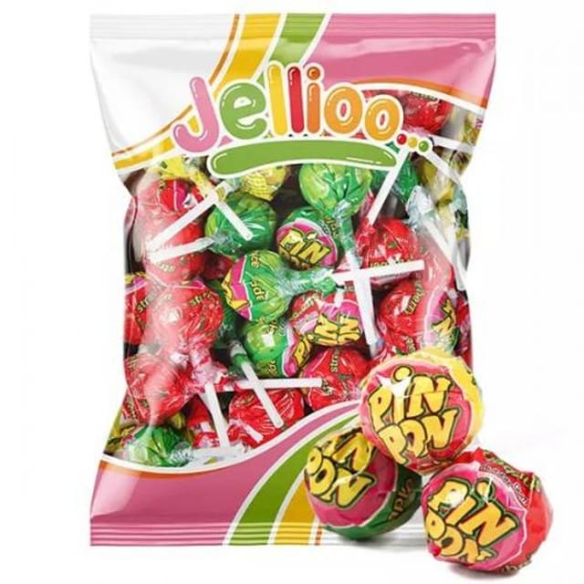 Pin Pon Lollipop Gum Sour Mix 53st 954g