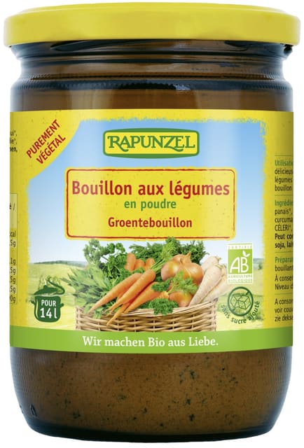 Grønnsaksbuljong m/gjær250 g, økologisk,Rapunzel