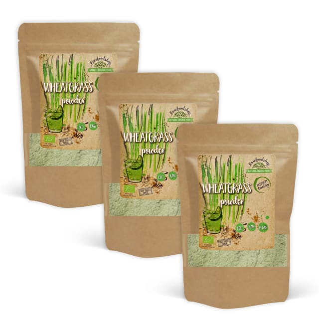Hvetegresspulver ØKO 250g x 3 pakker