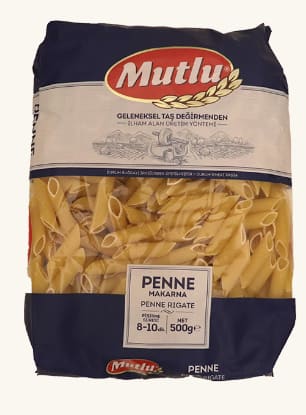 Mutlu Pasta Penne Rigate 500g