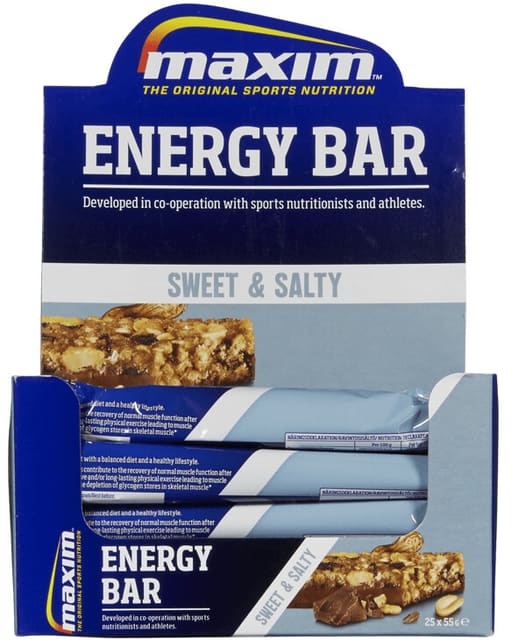 Maxim Energibar 25x55g Sweet&Salty