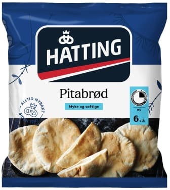 Pitabrød Fine 6stk Hatting