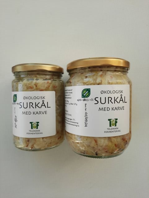 Surkål med karve – Lite glass 390ml