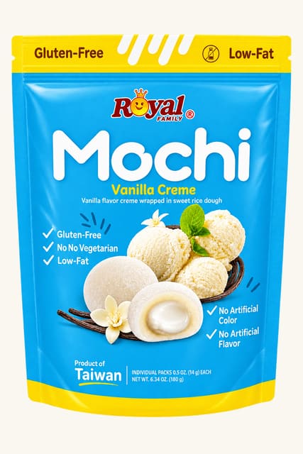 Royal Family Mochi Vanilla Cream 180g