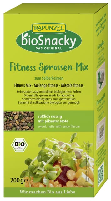 Spirefrøfitness, 200 g, økologisk, bioSnacky