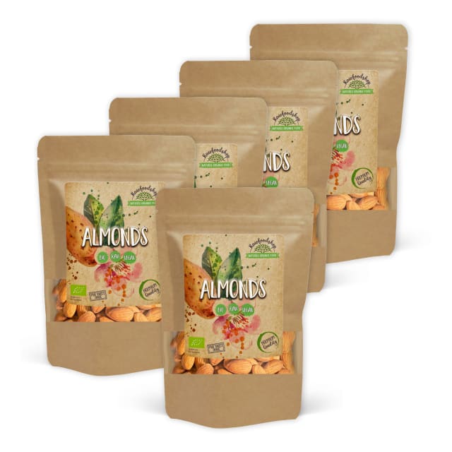 Mandel Premium RAW ØKO 500g x 5 pakker