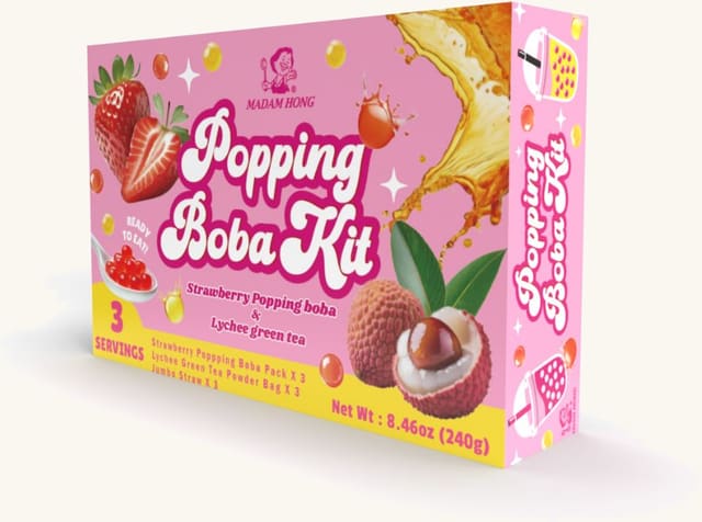 Madam Hong Popping Boba Kit 240g