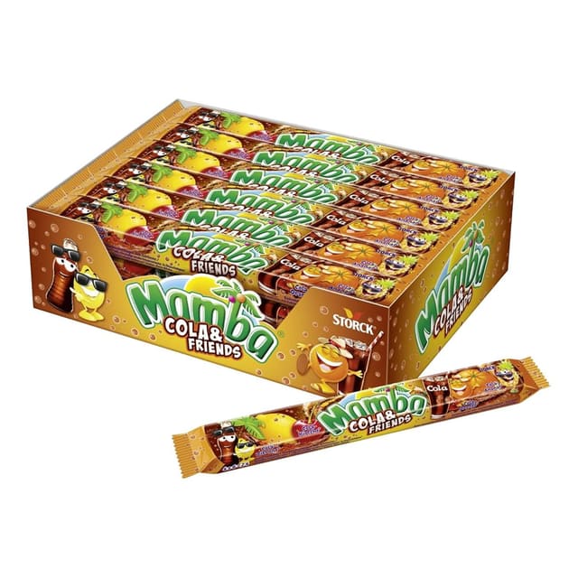 Mamba Cola & Friends 24 x 106g | Storpakk