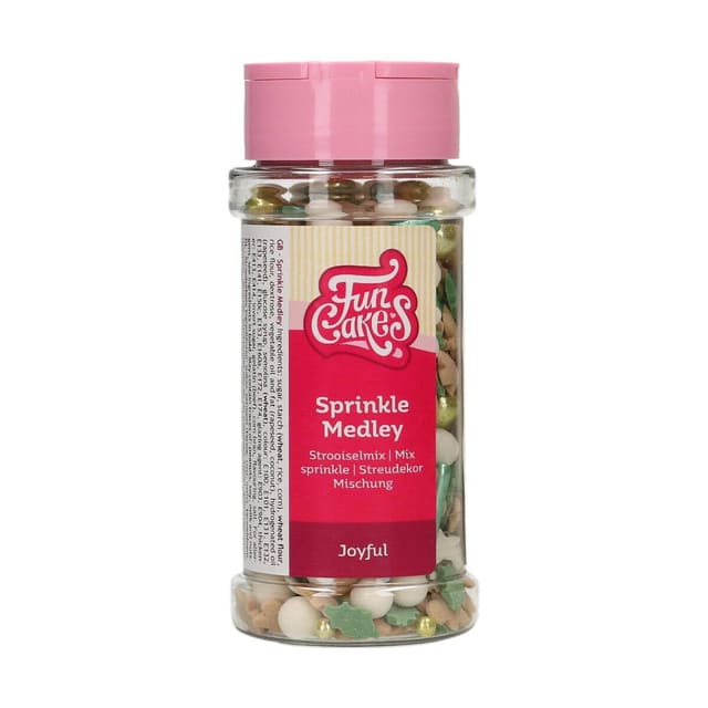 Sprinkle Medley/Drys Medley – Joyfull 65 g, FunCakes – BEST FØR 09/26