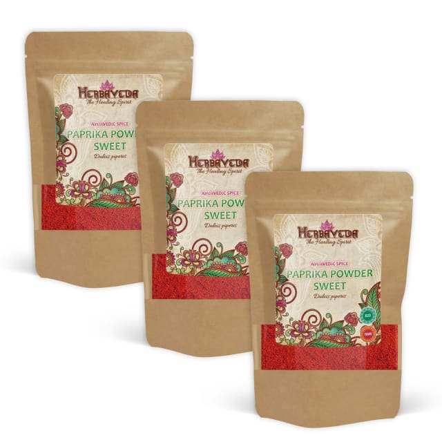 Paprikapulver Søtt ØKO 50g x 3 pakker