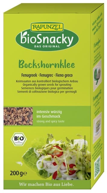 Spirefrøbukkehornkløver, 200 g, økologisk, bioSnacky