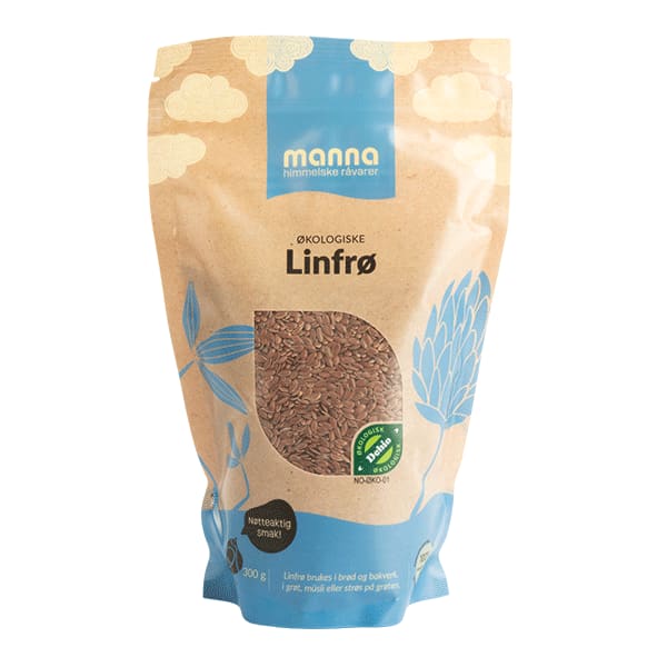 Linfrø300 g, økologisk, Manna