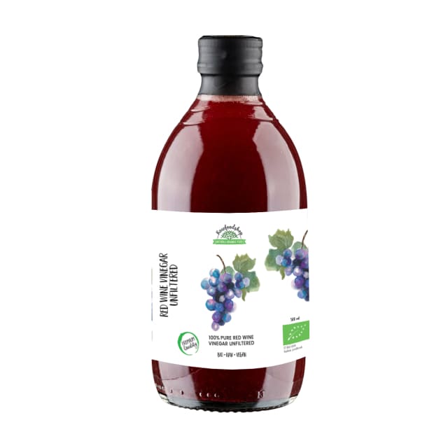 Rødvinseddik Ufiltrert RAW ECO 500ml