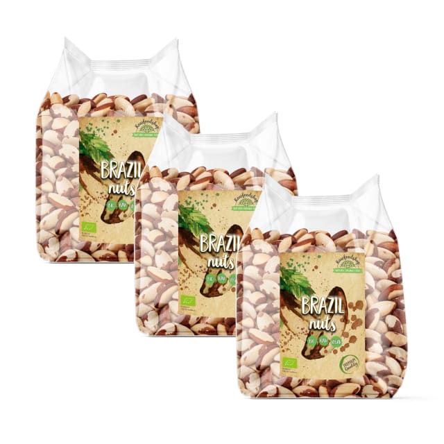 Paranøtter Premium RAW ØKO 1kg x 3 pakker