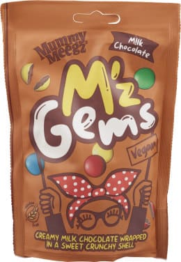 M'Z Gems Sjokolade Gl.Fri&Vegansk 80g Mummy Meegz