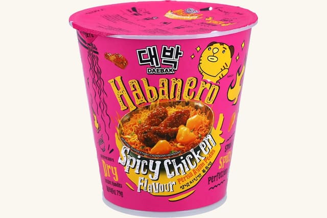 Daebak Habanero Spicy Chicken Kopp 79g