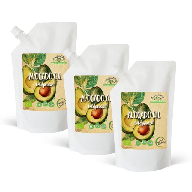 Avokadoolje ØKO 500 ml x 3 pakker