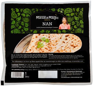 Naan Håndlagde 260g Masalamagic