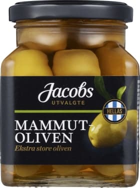 Oliven Mammut Grønne 300g Jacobs Utvalgte