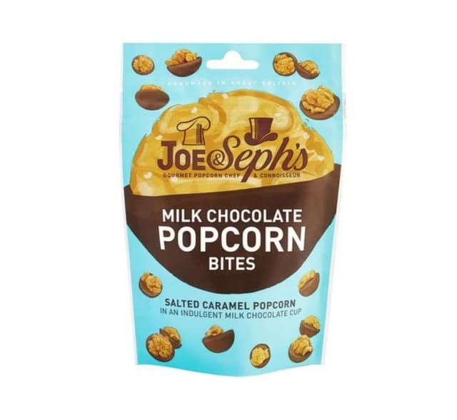 Popcorn-biter m/melkesjokolade - 63g